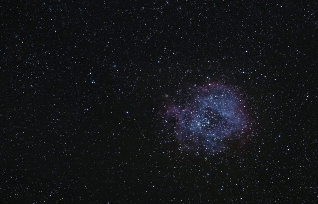 Rosette Nebula And Stars